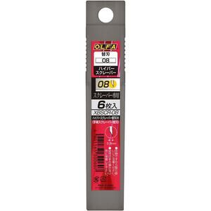 OLFA XBSCR-08 Hyper Scraper Replacement Blades, 10-Piece Set, Alloy Steel
